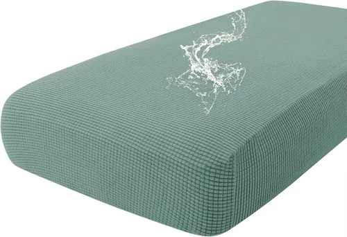 Vista 34 de Fundas impermeables para sofá seccional, fundas de cojín antideslizantes para sofá Ajuste seccional en forma de L, tela jacquard elástica, parte
