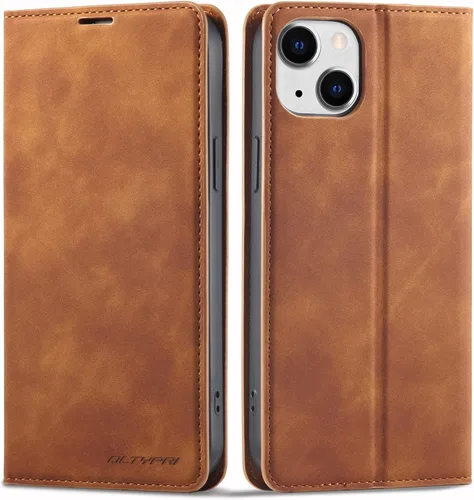 Vista 12 de QLTYPRI Funda tipo cartera para iPhone Air, 3 tarjeteros, color negro Funda de piel sintética de alta calidad, cierre magnético, soporte