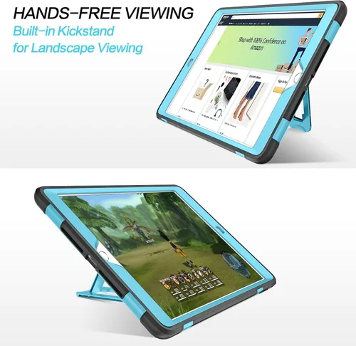 Vista 4 de BENTOBEN Funda para iPad de 9ª generación, funda para iPad de 8ª generación, funda para iPad de 7ª generación, iPad 10.2 2021/2020/2019, funda