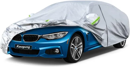 Vista 69 de Kaugung Funda para Coche de Ajuste Personalizado BMW Serie 3 E30 (1982-1994), 7 Capas Resistente al Viento Todo Clima Impermeable Cubierta Exterior