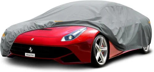 Vista 199 de Kayme Funda de Coche de Servicio Pesado Impermeable para Todo Tipo de Clima, Ajuste Personalizado para Tesla Model S, Cubierta Exterior Completa