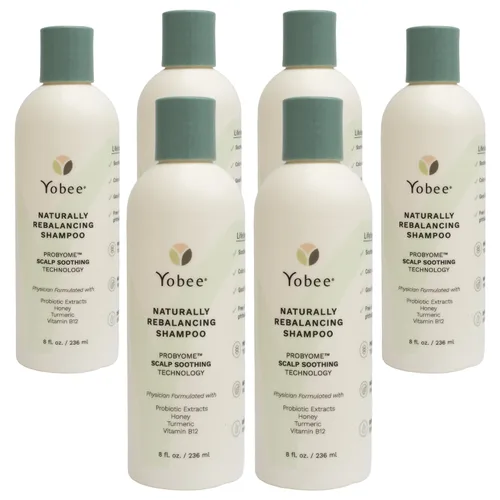 Vista 11 de Yobee Champú reequilibrante – Cuidado del cuero cabelludo seco, escamoso y con picazón sin sulfato Champú probiótico con miel orgánica, cúrcuma