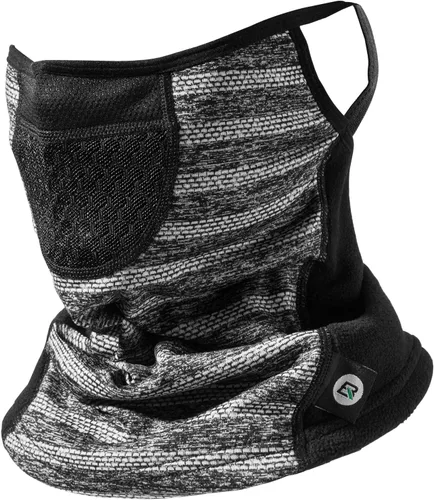 Vista 8 de ROCKBROS Calentador de cuello de invierno con trabillas para las orejas para clima frío