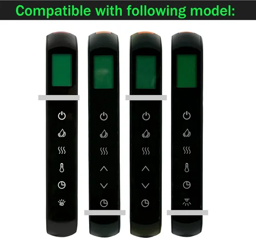 Vista 3 de Mando a Distancia de Repuesto para HHT Simplifire Calentador de Chimenea Eléctrico REMOTE-INS30 SF-INS30-BK