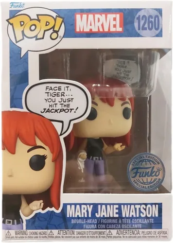 Vista 2 de Funko - Spider-Man - Figura de vinilo de Mary Jane Watson Pop! - Exclusivo EE
