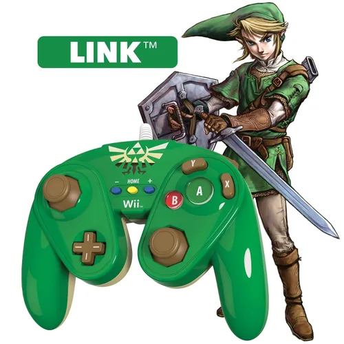 Vista 2 de PDP Wired Fight Pad for Wii U - Link
