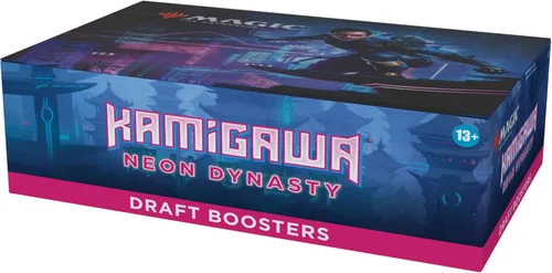 Vista 2 de Magic The Gathering Kamigawa: Neon Dynasty Draft Booster Box 36 paquetes (540 tarjetas mágicas)