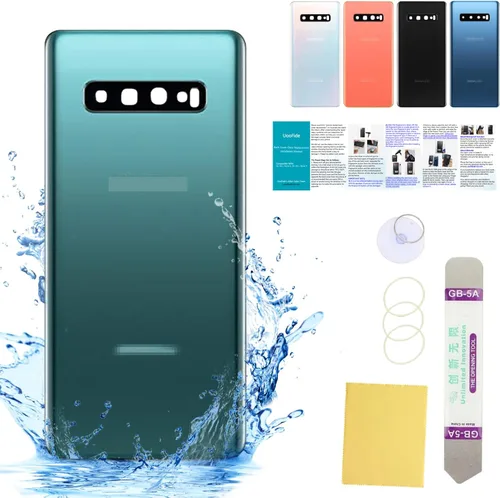 Vista 103 de Compatible con Samsung Galaxy Note 8 - Carcasa trasera de repuesto de cristal de 6.3 pulgadas, SM-N950, todos los portadores con manual de Negro