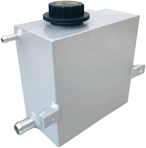 Vista 3 de Tanque de expansión de depósito de refrigerante de aluminio con tapa compatible con F-350 F-Super Duty 1995-1997 F-250 HD 1997 F-250 1995 1996