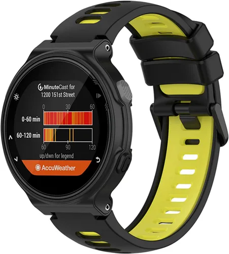 Vista 3 de Muovrto Correa de repuesto para Garmin Approach S20/S6/S5, correa de reloj para Forerunner 220/230/Forerunner235XT/735XT