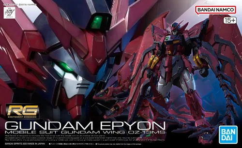 Vista 16 de Bandai Hobby - Gundam Wing - #38 Gundam Epyon, Bandai Spirits RG 1/144 Model Kit