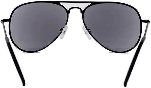 Vista 6 de Gudzws Sol Lente Completa Lector Gafas Gafas Gafas de Sol Aviador Deportes Unisex
