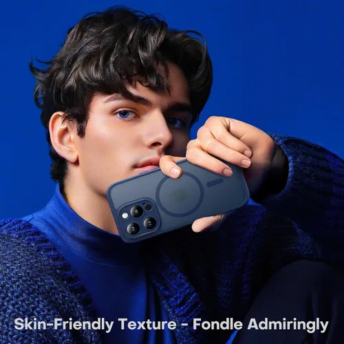 Vista 921 de TOCOL Funda para iPhone 11, compatible con Magsafe, protección completa de cámara, imanes integrados, protección contra caídas, funda translúcida