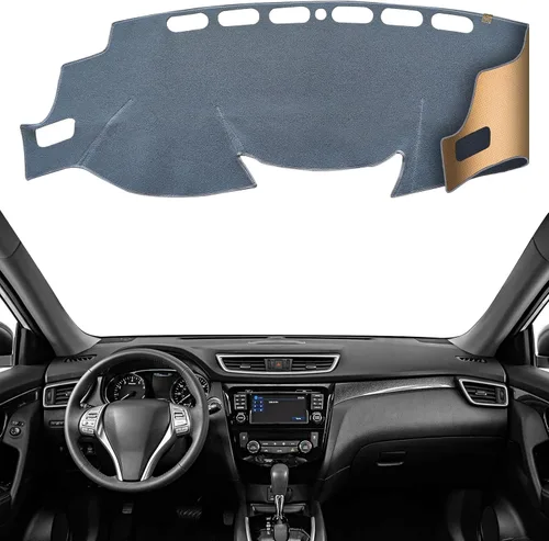 Vista 10 de Alfombrilla Protectora para Salpicadero Compatible con Nissan Altima 2012-2007 (Código de Cuerpo L32, Sin Modelos HUD), Alfombrilla Antirreflejos