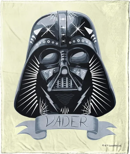 Vista 97 de Northwest Star Wars Manta Decorativa Silk Touch, 40" x 50", Villanos del Lado Oscuro