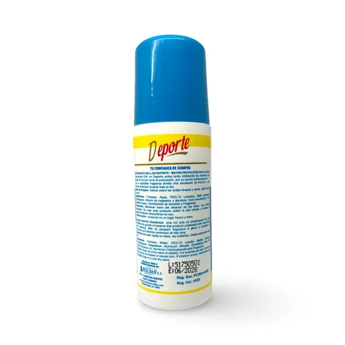 Vista 3 de Deporte Desodorante Antitranspirante Roll-on 3oz