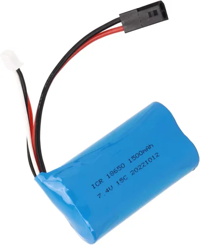 Vista 9 de Oumefar Batería de litio de 7.4V 1500mAh y batería de repuesto de batería de litio para coche RC