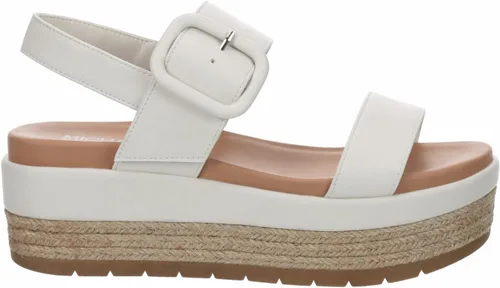 Vista 3 de Michael By Michael Shannon Kira - Sandalias clásicas de verano con plataforma para mujer, con puntera abierta, estilo casual