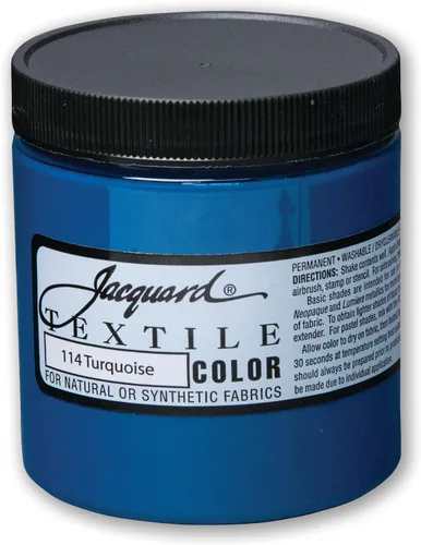 Vista 12 de Jacquard Pintura Textil 8 Oz Negro