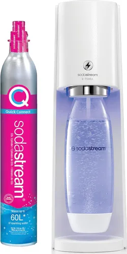 Vista 11 de SodaStream E-TERRA - máquina para hacer agua con gas (negro) con CO2 y botella carbonatadora