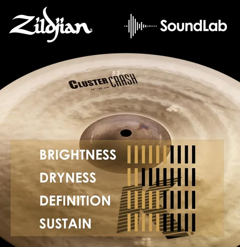 Vista 5 de Zildjian K0931 16" K Zildjian Cluster Crash