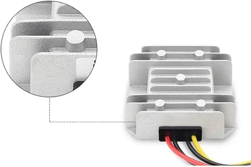 Vista 2 de 25W DC-DC 12V 24V a 5V 5A Convertidor Buck Regulador 5 Voltios Impermeable Vehículo Fuente de Alimentación