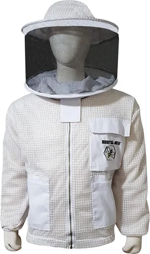 Vista 2 de Brutul Bee - Chaqueta ventilada ultraligera de 3 capas con velo redondo
