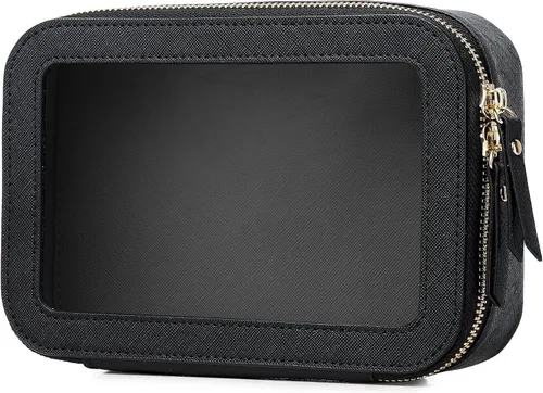 Vista 43 de Bolsa de maquillaje transparente (negro L)