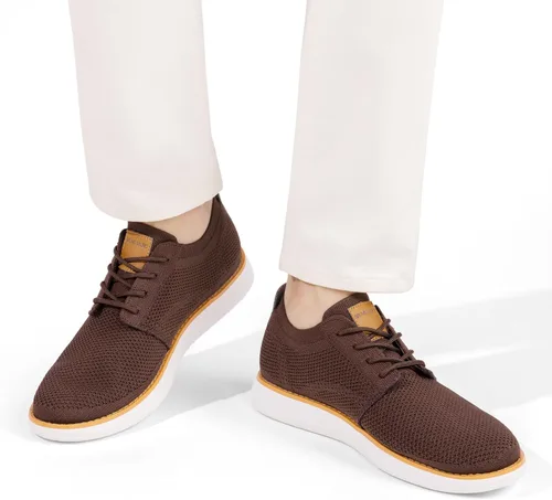 Vista 7 de Bruno Marc Zapatillas de malla para hombre Oxfords ligeras