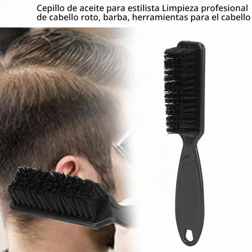 Vista 2 de Cepillo para barba, herramienta de aseo con mango antideslizante