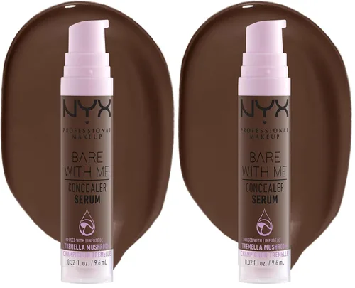 Vista 14 de NYX PROFESSIONAL MAKEUP Bare With Me - Suero corrector, Maquillaje corrector para hasta 24 horas de hidratación - Claro