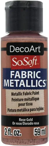 Vista 4 de DecoArt SoSoft - Pintura acrílica metálica de tela, 2 onzas, esmeralda
