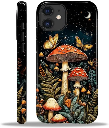 Vista 177 de Funda para iPhone 11, resistente híbrida 2 en 1, protección completa contra golpes con acabado brillante, diseño de collage de tela a cuadros