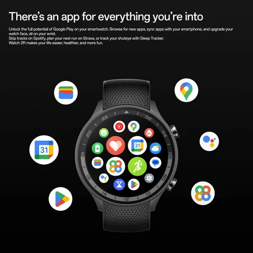 Vista 3 de OnePlus Reloj 2R, 32 GB, monitor de sueño, seguimiento de frecuencia cardíaca, reloj inteligente con información de fitness, batería de 100 horas