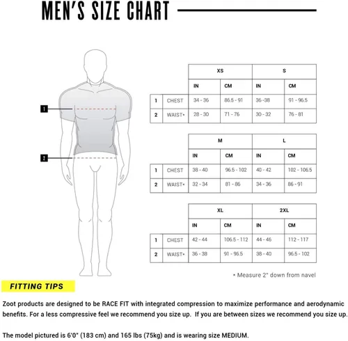 Vista 6 de Zoot Traje de carreras Core Aero Tri para hombre, traje de triatlón de manga corta para hombre, tela italiana Primo, 3 bolsillos y acolchado