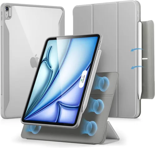 Vista 9 de ESR Funda para iPad Air de 11 pulgadas M3/M2 (2025/2024), Funda para iPad Air de 5ª/4ª generación (2022/2020) de 10.9 pulgadas con soporte