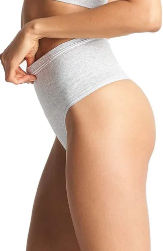 Vista 3 de Yummie Tanga de algodón sin costuras para mujer