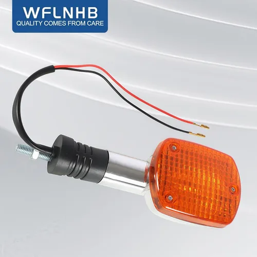 Vista 2 de WFLNHB 2 unids motocicleta intermitentes intermitentes luz de repuesto para Honda VTX Steed Magna 250 400 750
