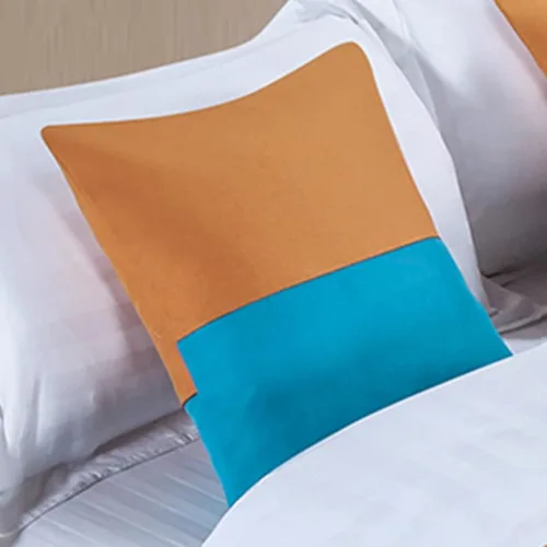 Vista 19 de Paquete de 1 cojín de 17.7 x 17.7 in, con fundas de almohada a juego y núcleo de almohada para decoración de cama, sala de estar, sofá, dormitorio
