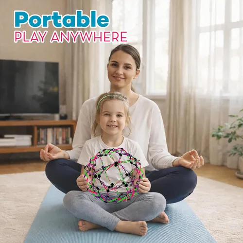 Vista 9 de 4E's Novelty Esfera de bola de respiración expandible (paquete de 4) juguete para niños para aliviar el estrés, juguetes para ansiedad, yoga