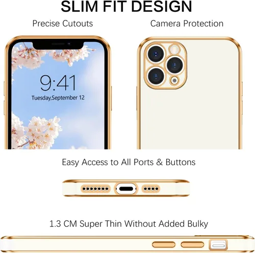 Vista 2 de VENINGO Funda para iPhone 11 Pro Max, funda protectora para iPhone 11 Pro Max, ajuste delgado, suave con pulsera ajustable, resistente a