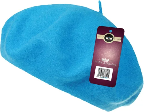 Vista 42 de WW004 Invierno 100% Lana Cálida Arte Francés Vasco Boina Tam Beanie Cap