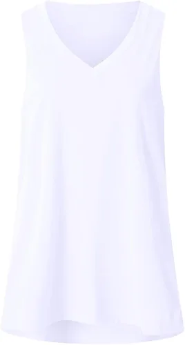 Vista 3 de Ceboyel Camiseta sin mangas para mujer, estilo casual, cuello en V, sin mangas, moderna, elegante, para mujer