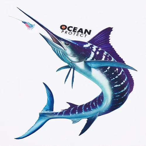 Vista 3 de Rodeel Marlin - Camiseta de pesca prémium con protección solar UPF +50, transpirable, manga larga para hombre