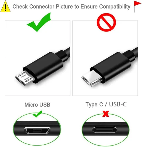 Vista 3 de Cargador de pared de 5 pies para Leapfrog LeapPad Ultimate, LeapPad Ultimate Ready, LeapPad Academy, LeapStart Go, LeapStart Go, LeapStart 3D, cable