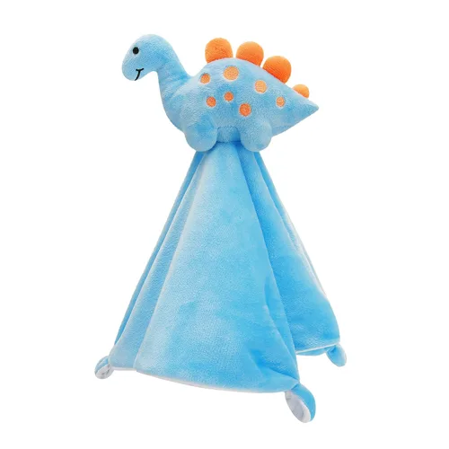Vista 13 de Pro Goleem Manta de Seguridad de Elefante, Manta de Apego Suave Unisex Regalos para Bebés para Niños y Niñas Juguete de Abrazo Animal de Peluche