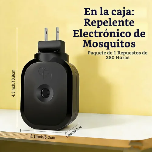 Vista 7 de Repelente de mosquitos para interiores y hogar, enchufe eléctrico, repelente de mosquitos para uso en interiores, repelente de mosquitos