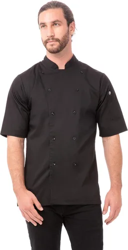 Vista 2 de Chef Works personalizado bordado para hombre Avignon Bistro camisa
