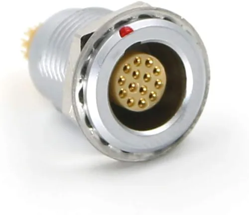 Vista 5 de 1B FSG - Conector de empuje giratorio de 2 pines macho para cámara Kinemini 4k (2 pines, FSG)