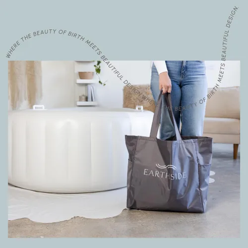 Vista 7 de Earthside Birth Pools Bolsa de transporte y almacenamiento para kit de parto en el hogar, suministros Doula y bolsa Doula Essentials, espacio